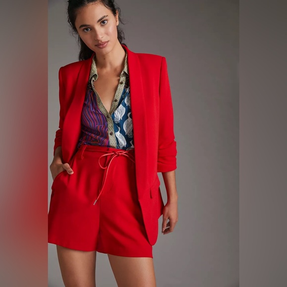 Anthropologie Classic Blazer Short Set - Picture 4 of 5